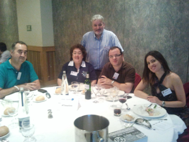 Mesa TimeLine en Eats and Twitts