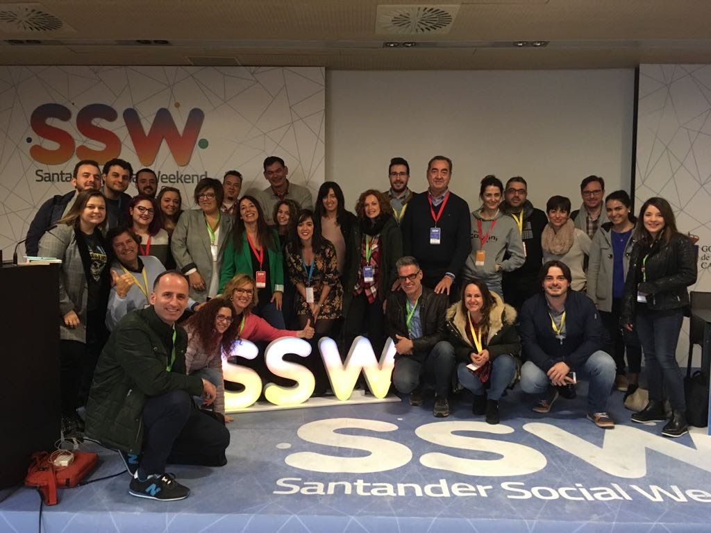Grupo asistentes taller linkedin Inge Saez Santander Social Weekend Asistentes al Taller de Linkedin con Inge Saez
